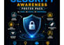 design professional cybersecurity awareness posters
